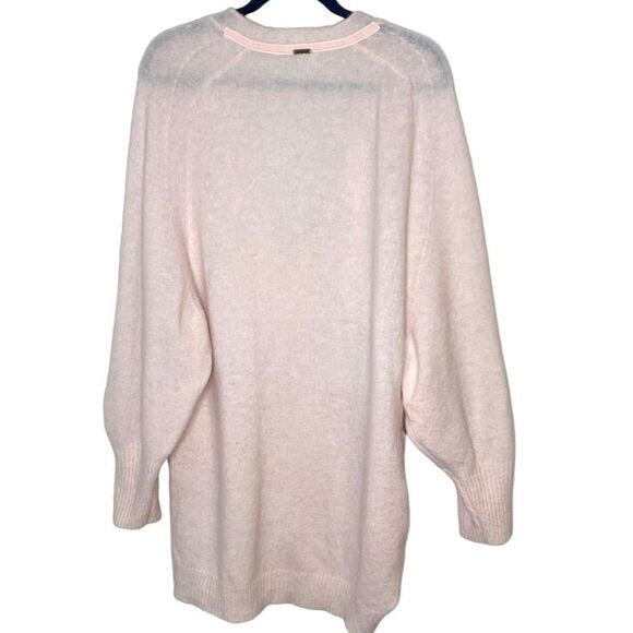 Free People Heart It Lace Up V-Neck Sweater Dress - Picture 7 of 11